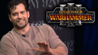 Henry Cavill talks Warhammer gamingminis [upl. by Seroka]