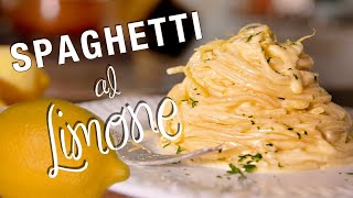 Spaghetti al Limone  Classic Lemon Pasta Recipe  The Pasta Queen [upl. by Aisile]