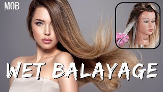 Effortless Wet Balayage Tutorial Master SunKissed Perfection [upl. by Grantley]