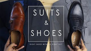 HOW TO MATCH SHOES WITH A SUIT  MENS FASHION GUIDE 2019  THE SOPHISTICATES [upl. by Sadoff]