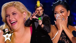 Judges CANT STOP Laughing At Funny Magician  Magicians Got Talent [upl. by Hartzel]