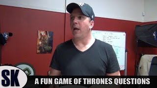 A Fun Game of Thrones Question SPOILERS BehindtheScene [upl. by Cairistiona934]