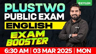 Plus Two Public Exam English  Exam Booster  Xylem Plus Two [upl. by Lenrow529]