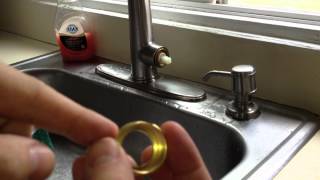 How to Fix a Leaky Kitchen Faucet Pfister Cartridge [upl. by Gerstein]