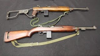 M1A1 Paratrooper Carbine vs M1 Carbine [upl. by Atat]