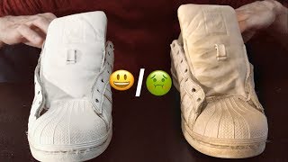 TUTO  COMMENT NETTOYER SES CHAUSSURES EFFICACEMENT [upl. by Torrie]