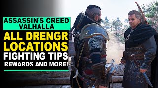 Assassins Creed Valhalla  ALL DRENGR LOCATIONS  Fighting Tips and More [upl. by Stu40]