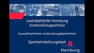 Sporteinstellungstest für Bewerberinnen im Justizvollzugsdienst [upl. by Akihsal268]