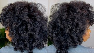 The Perfect Curly Afro Tutorial  4C Natural Hair [upl. by Ylrebmit163]