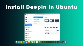 Install Deepin desktop environment in Ubuntu 20 04 Focal Fossa [upl. by Verna]