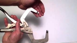 Vise Grip 11R Locking CClamp Plier Customer Product Review [upl. by Marya]