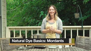 Natural Dye Basics Mordanting [upl. by Prudhoe]