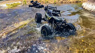 4X4 RC Rock Crawler 4WD Double Motors OffRoad Car 18 vs 112 Scale Excellent OffRoad Performance [upl. by Eillod]