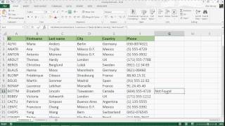 Compare Two Lists Using the VLOOKUP Formula [upl. by Ludewig]