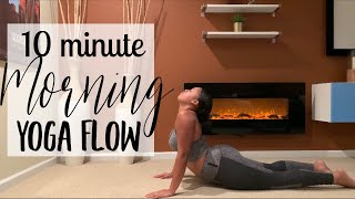 10 Minute Morning Yoga Flow  Black Girl Workouts [upl. by Atinehc]