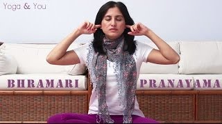 How to do Bhramari Pranayama Bee Breathing Technique  Ventuno Yoga and You [upl. by Seniag480]