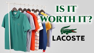 Lacoste Polo Shirt Is It Worth It InDepth Review [upl. by Erdnaed]