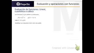 Evaluación de funciones lineal cuadrática o cúbica [upl. by Duhl]