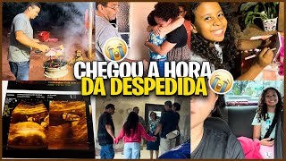 CHEGOU A HORA DA DESPEDIDA😭CHURRASCO EM GRATIDÃO A DEUS  CONSULTA E ULTRASSOMTEMOS NOTICIAS BOAS🥹 [upl. by Ennahs]