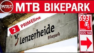 MTB bikepark Lenzerheide downhill freeride trails Enduro Pista Rossa  Switzerland PRIMEline  MTBT [upl. by Nilac]