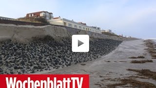 Dünenabbruch auf Wangerooge [upl. by Koziara]