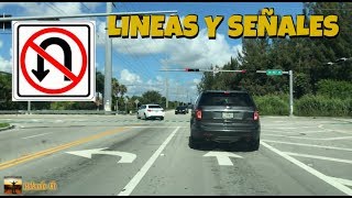 APRENDER A CONDUCIR UN CARRO CON LINEAS Y SEÑALES DE TRANSITO [upl. by Razal]