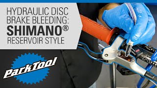 How to Bleed Hydraulic Brakes  Shimano® Reservoir Style [upl. by Hedda]