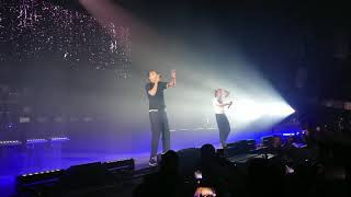 Orelsan ft Stromae  la pluie 23032018 live forest National Bruxelles [upl. by Eiralc]