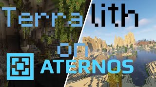 NO MODS  How to use TERRALITH on your ATERNOS server [upl. by Cinomod]