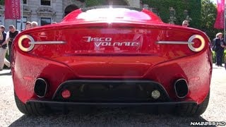 New Alfa Romeo Disco Volante AMAZING V8 Sound [upl. by Jelena]