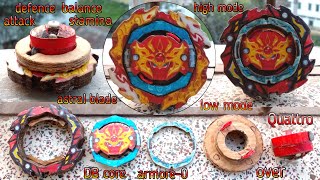 Making Astral Spriggan Beyblade From Cardboards [upl. by Glantz]