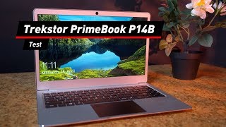 Trekstor PrimeBook P14B im Test TopDesign für Sparer [upl. by Novhaj616]