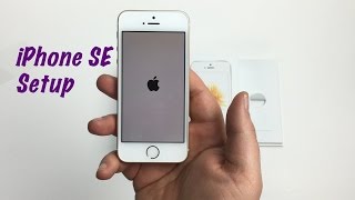 iPhone SE Basics Setup [upl. by Aihsa]