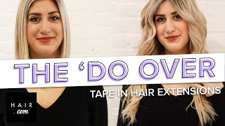 Tape In Hair Extensions For Short Hair  quotThe Do Overquot [upl. by Ambros]