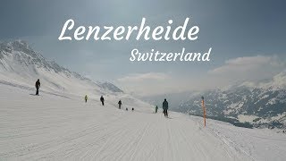 Epic Spring Skiing in Lenzerheide Switzerland [upl. by Clarine953]