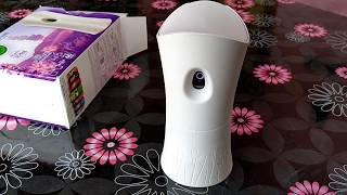 Airwick Freshmatic Ultra Automatic Air Freshener Unboxing Review and Installation [upl. by Elata]