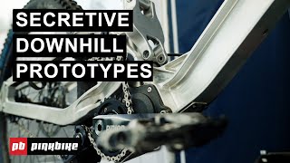 NEW Downhill Bikes at Lenzerheide World Cup [upl. by Ycnej]