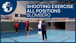 Shooting Exercise  Handballtraining  Piontek  Handball inspires Blomberg deutschenglish [upl. by Haropizt]