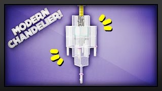 Minecraft  How To Make A Modern Chandelier [upl. by Shirl757]