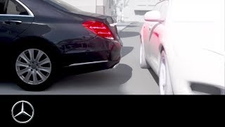 MercedesBenz SClass 2017 Active Parking Assist with rear cross traffic alert [upl. by Stearns]