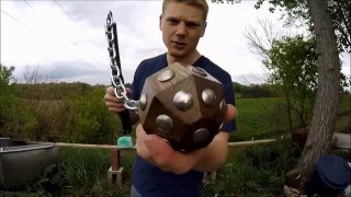 Ball and Chain Flail  Weapons Demonstration [upl. by Adnahsed202]