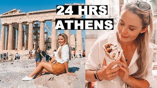 24 Hours in ATHENS Travel Guide  Tips for Visiting Athens Greece [upl. by Kidder]