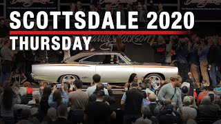 THURSDAY BROADCAST  2020 Scottsdale Auction  BARRETTJACKSON [upl. by Publius]