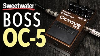 BOSS OC5 Octave Pedal Demo [upl. by Llaccm]