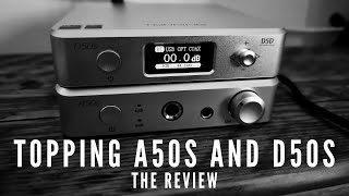 Headphone Amp and DAC  The Topping A50s amp D50s Review [upl. by Elyrad]