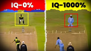 MS Dhoni High IQ Mastermind Moments  TFVCricket [upl. by Kali665]