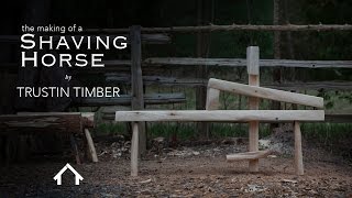 The Roy Underhill  DIY Shaving Horse build [upl. by Nnaitsirk]