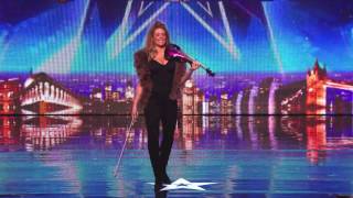 Actuación Lettice Rowbotham en Britains Got Talent subtitulado [upl. by Lipman551]