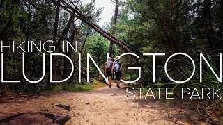 Hiking in Ludington State Park Michigan [upl. by Anotal]