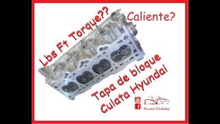 Tapa de bloque Hyundai 18  20 litros [upl. by Amahs]